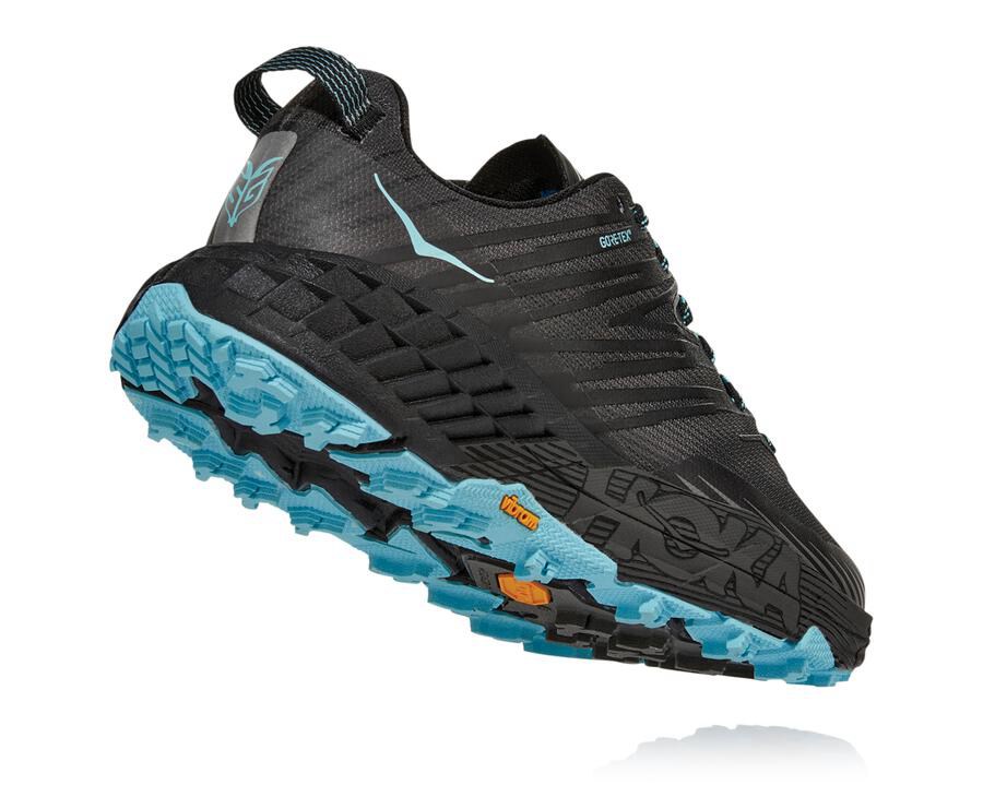 Hoka Australia One One Speedgoat 4 GORE-TEX - Womens Trail Shoes Black - AXKJN-5037